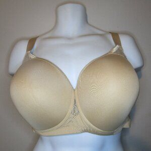 Comfort Choice Women's Bra Size 48DD TAN 100% Cotton 27-1200-8, NEW